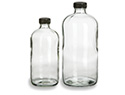 Large Clear Boston Round Bottles