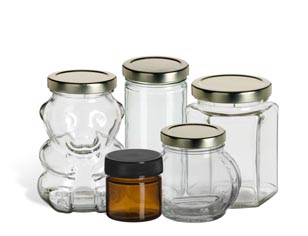 Browse categories of glass jars.