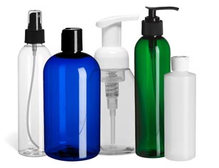 Browse categories of plastic bottles.
