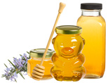 Image of honey jars.