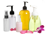 Image of lotion and pump bottles