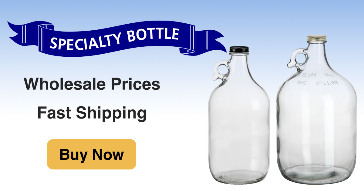 Glass Jugs & Growlers | Bulk Pricing | Specialty Bottle