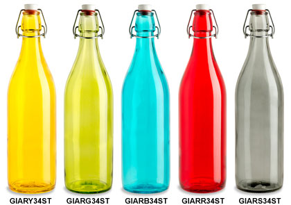 Swing Top Bottles In Assorted Colors