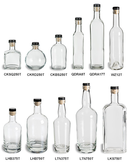 corked glass bottles for
